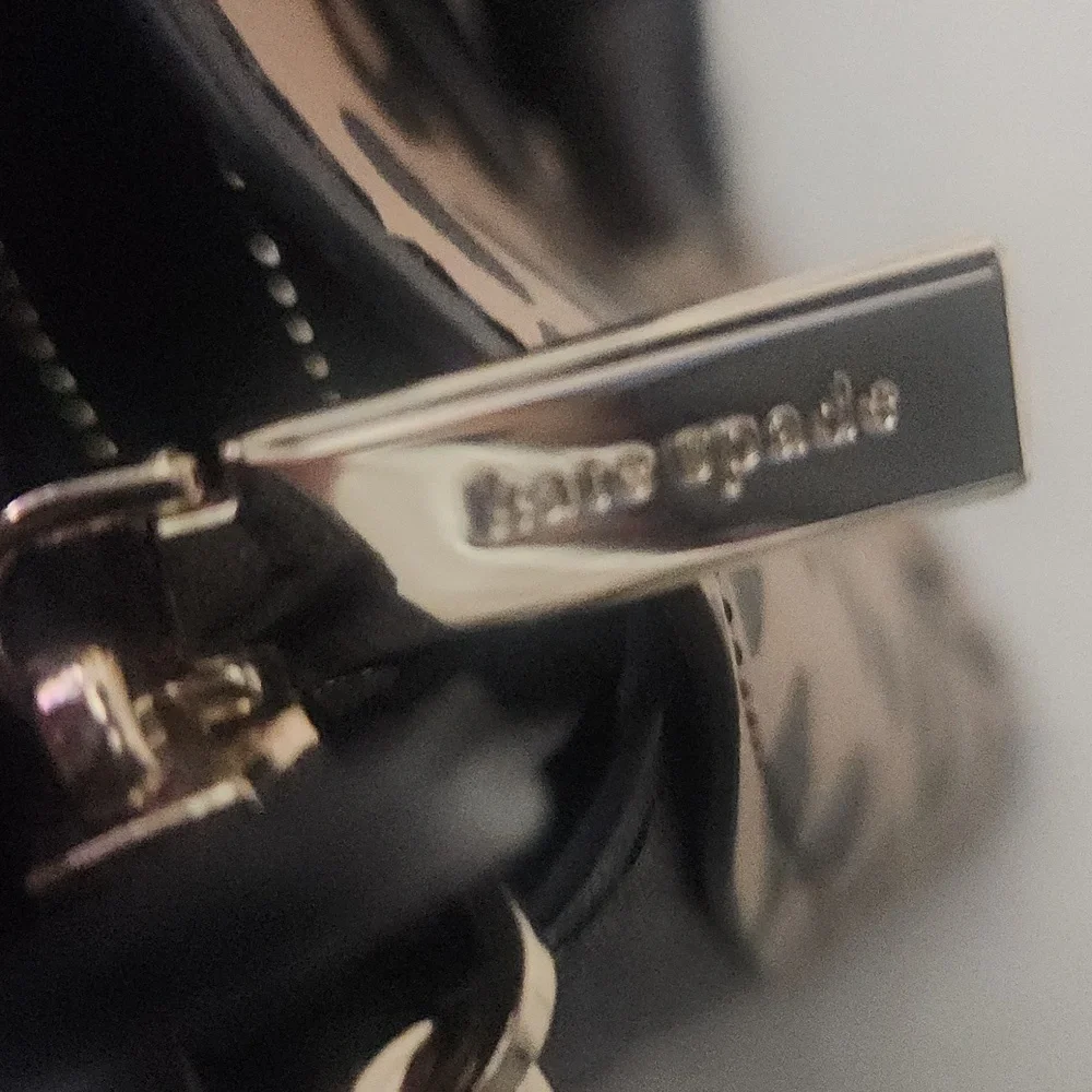 Kate Spade LIKE NEW! Tan and Black Leopard Print Handbag Or Crossbody Bag - Picture 5 of 7